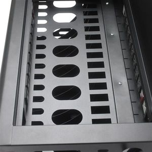 16 Bay Charging Cabinet for Laptop/Chromebook BLACK Locking Floor-Mounted Charging Station - Product Image 3