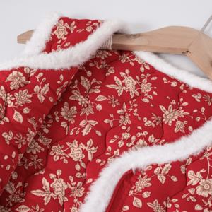 Nuevo Chaleco Acolchado Floral <span class=keywords><strong>de</strong></span> Estilo Chino, Tendencia Nacional, Transpirable, Impermeable, Holgado, Corte Ajustado, Cálido, para Personas <span class=keywords><strong>de</strong></span> Mediana Edad - Product Image 6