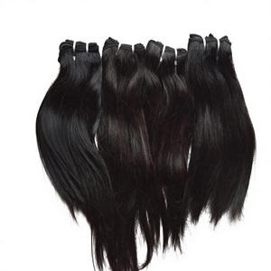Cabello Indio de Donante Único, Liso/Rizado/Ondulado, Duradero, Suave y Brillante, Grado Remy, Doble Trama a Máquina, Todos los Colores, 100g - Product Image 1