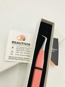 แหนบต่อขนตาปลายแหลมแบบด้ามจับแข็งแรงทำจากสเตนเลสบูตแบบบางโลโก้ออกแบบได้ตามต้องการ - Product Image 2