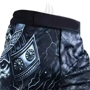 กางเกงชกมวยแบบยูนิเซ็กซ์สำหรับคิกบ็อกซิ่ง บราซิลเลียนยิวยิตสู ศิลปะการต่อสู้แบบผสมผสาน มวยปล้ำ-ยืดหยุ่น น้ำหนักเบา แห้งเร็ว - Product Image 6