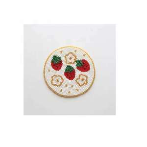 Posavasos Bordado a Mano Colorido con Decoración Artística de Cuentas y Elegante Decoración para Mesa del Hogar - Product Image 1