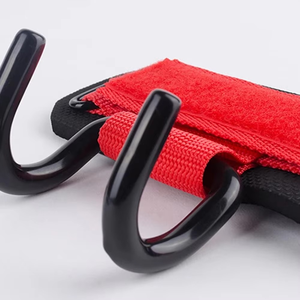 Geo Brother Co Sangles de musculation en acier avec crochets de levage et bandes de poignet pour entraînement de force en salle de sport 15 lb - Product Image 4