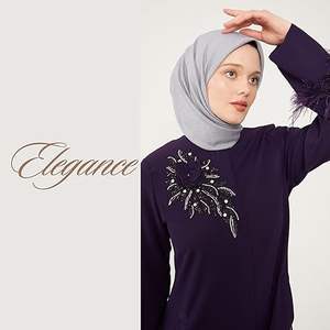 ชุดอาบายะห์ปักลายคุณภาพดี งานปักประณีต ตกแต่งด้วยหินและคริสตัล  ชุดแบบดั้งเดิม ระบายอากาศได้ดี สไตล์ดูไบ - Product Image 5