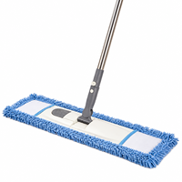 Vente en gros de serpillères plates à auto-essorage personnalisées, serpillères rotatives à 360 degrés en microfibre pour le nettoyage des sols en bois dur et en carrelage