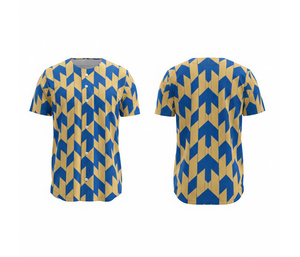 เสื้อเบสบอลแบบซับลิเมชั่นสั่งทำพิเศษ (OEM) |   ชุดเบสบอลทีมพร้อมโลโก้และหมายเลขแบบกำหนดเอง |   ฐานผ้าโพลีเอสเตอร์ที่ระบายอากาศได้ดี - Product Image 4
