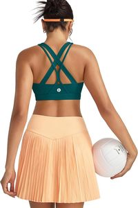 Women's High Performance Sports <b>Bra</b> with Soft Removable Padding <b>Wide</b> Shoulder <b>Straps</b> and Maximum Support for Intense Fitness - Product Image 4