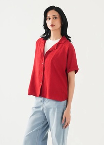 Camisas de Cuello Completo con Botones para Mujer, Ropa de Moda, Color Liso, Cierre de Botones, Diseño con Puños, Blusa, Camisa de Mujer - Product Image 3