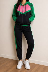 HMR Survêtement Vintage Personnalisé Épais Unisexe en Maille Unie pour l'Hiver, Tenue Universitaire Grande Taille pour Fraternité - Product Image 4