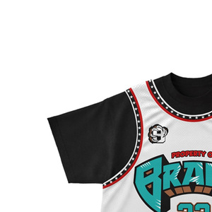 2027 High Quality Sport Men's Short Sleeve Sports T Shirt White <b>Black</b> 33 Sublimation Print O-Neck - Product Image 3