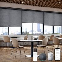 Stores à enroulement motorisés intelligents Tuya Matter Zigbee pour intérieur