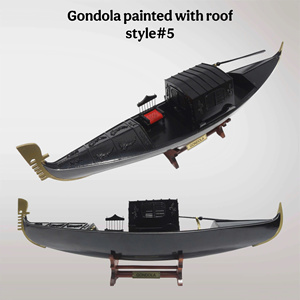 GONDOLA - Barco tradicional italiano Modelo de madera hecho a mano - Product Image 6