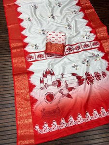 Collection Durga Divine Luxe, collection de saris Shakti Royale, collection festive Devi Vaibhav, saris signature Navdurga - Product Image 1