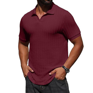 Polo Blanco para Hombre, Manga Corta, con Bolsillo en el Pecho, Casual, Liso, Tejido Transpirable, Logotipo Personalizado Disponible - Product Image 2