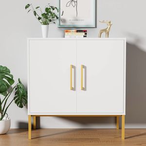 Moderno Freestanding in legno credenza armadio Set di stoccaggio Buffet Display in porcellana armadi da pavimento Freestanding armadio moderno - Product Image 4