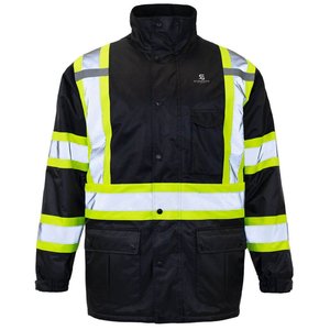 Chaqueta de Seguridad Impermeable para Hombre, Invierno, Alta Visibilidad, Reflectante, para Trabajadores de la Construcción, Resistente al Viento, 2026 - Product Image 3
