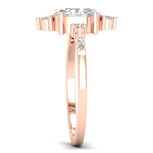 REYES Best Selling 925 Sterling <b>Silver</b> Moissanite Engagement <b>Solitaire</b> <b>Rings</b> Luxury 14K 18K Rose Gold Wedding Gift Jewelry - Product Image 3
