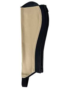 Custom Genuine Leather <b>Half</b> <b>Chaps</b> Western English Equestrian Riding Gaiters Durable Horse Riding Gear LHC-0012 - Product Image 2