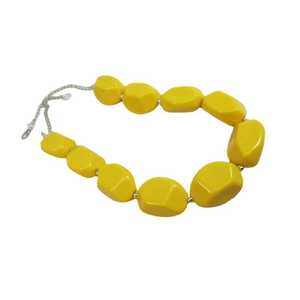 Collier en résine écologique fait main avec perles, forme personnalisée, multicolore, thème ange de Noël, artisanat pour la Saint-Valentin - Product Image 4