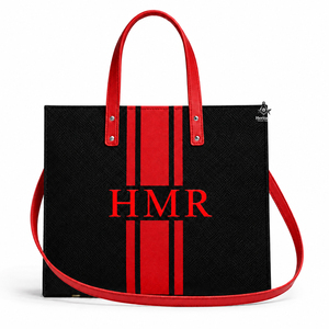 Sac promotionnel rayé noir et rouge pour vêtements maçonniques, tenues grecques, insignes de sororité et vêtements de la franc-maçonnerie pour adultes - Product Image 1