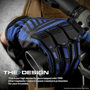 Guantes Tácticos de Dedo Completo Antivibración, Guantes M para Entrenamiento en Campos de Tiro y Misiones de Campo - Product Image 4