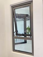 Fenêtre à persiennes en aluminium, double vitrage, étanche, sur mesure, CE