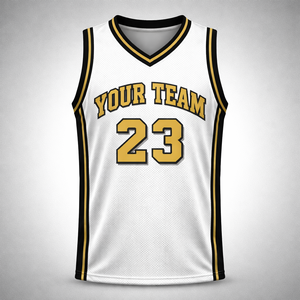 Camiseta de Baloncesto de Secado Rápido, Transpirable, 100% Poliéster, Personalizada con Nombre y Número del Jugador, Bordada y Sublimada, OEM, Tallas Grandes - Product Image 1