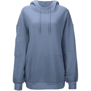 Sweat-shirt personnalisé épais pour le voyage en avion, en polaire brossée douce, avec masque pour les yeux intégré, confortable - Product Image 4