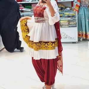 Vestidos Afganos Étnicos Kuchi Hechos a Mano, Transpirables, Bordados, para Mujer, Vestidos Largos Pashtun, Vestidos de Boda Kabul - Product Image 5