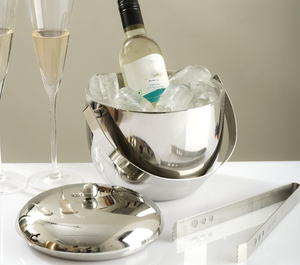 Ensemble de shakers à cocktails en acier inoxydable avec seau à glace et ouvre-bouteille – Kit d'outils de bar - Product Image 3