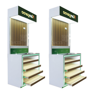 Vitrine d'exposition pour appareils électroménagers sur mesure de qualité supérieure |   Éclairage LED interactif |   Magasin de cosmétiques indépendant OEM pour la vente au détail - Product Image 1