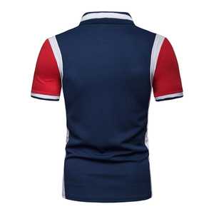 เสื้อโปโลผู้ชายแขนสั้นผ้าฝ้ายลำลอง - Product Image 2