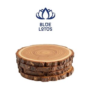 Posavasos de Madera Estético de Alta Calidad |   Tabla de Madera Natural Sostenible, Lisa y Sólida para Decoración - Product Image 1