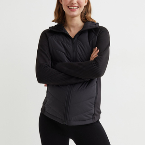 Chaqueta Acolchada Estilo Blazer Impermeable para Mujer, Relleno de Algodón de Alta Calidad, Ligera, con Capucha Desmontable - Product Image 3