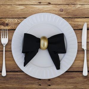 Classic Stainless Steel Napkin Rings 4.5cm Width Durable Wedding <b>Table</b> Decoration - Product Image 6