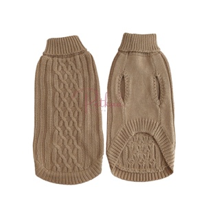 Tùy Chỉnh Dệt Kim Áo Len Sang Trọng Mềm Mại Ấm Áp Con Chó Con Quần Áo Chất Lượng Cao Màu Hồng Con Chó Cưng Mùa Đông Jumper Cho <span class=keywords><strong>Dachshund</strong></span> - Product Image 3