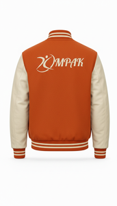 Blouson universitaire d'hiver à capuche de style américain esthétique avec lettres en chenille, vêtement d'extérieur durable, logo frontal - Product Image 3