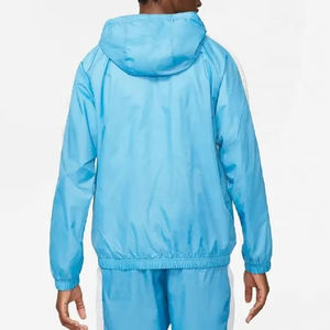 Conjunto de Sudadera con Capucha y Pantalones Deportivos de Nylon con Parches, Ligero, Impermeable y Resistente al Viento para Hombre - Product Image 3