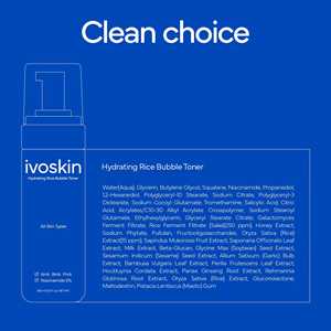 Tonique moussant crémeux IVOSKIN à la niacinamide de riz PHA/BHA, resserre les pores, éclaircit, blanchit, anti-âge, hydratant, luxe - Product Image 3