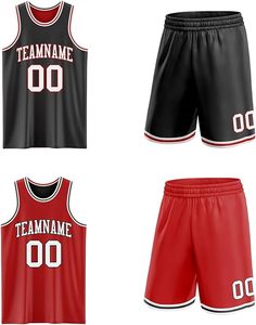 Uniforme de Baloncesto Personalizado de Alta Calidad – Camiseta y Pantalones Cortos Sublimados 100% Poliéster - Product Image 1