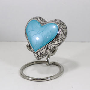 Urnas de Latón de Alta Calidad para Cenizas, Productos Personalizados, Grabadas, con Diseño Floral Electrochapado, Urna Funeraria Artesanal para Cenizas Humanas - Product Image 4