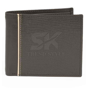 Portefeuille en cuir de qualité supérieure, design élégant, couleur unie, avec porte-cartes pour homme, fabriqué au Pakistan - Product Image 1