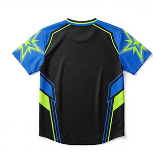 Camiseta de Béisbol Sublimada Personalizada, Corte Profesional, Malla Transpirable de Alto Rendimiento, Cierre Completo con Botones, Ropa Deportiva para Equipos - Product Image 3