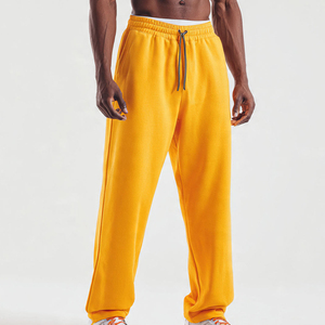 Pantalon de jogging 100 % coton pour homme, personnalisable avec logo, en molleton respirant, décontracté, vente en gros - Product Image 1