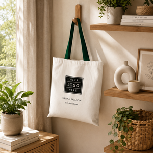 Heavy Duty Fashion Cotton Tote <b>Bag</b> Custom Logo | Reusable Eco-Friendly Canvas Shopping Grocery <b>Gift</b> Promotional Wholesale - Product Image 4