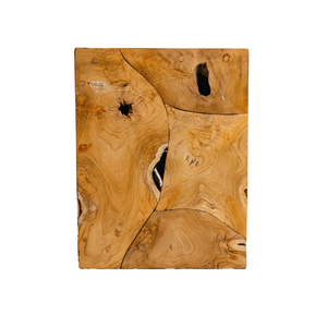Taburete de Raíz de Teca Premium ARTERRA, Diseño Moderno, Hecho a Mano, Rústico, para Apartamento, Hotel, Villa, Mueble para el Hogar con Toque Cálido - Product Image 2