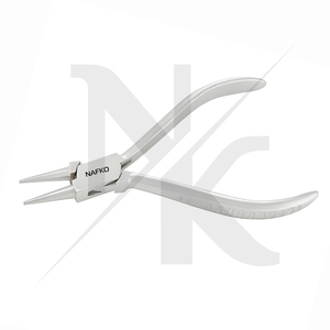 Alicates Profesionales para Nariz de Cabra con Mango Ranurado de 130mm, Acero Inoxidable, Hechos a Mano, Alto Rendimiento, Herramientas de Joyería Nafko Industry - Product Image 3
