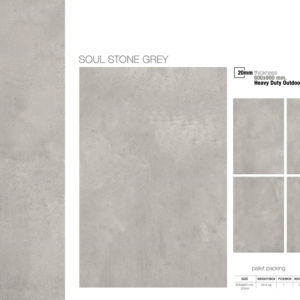Excepcionales baldosas de porcelana para exterior, estilo europeo, color gris piedra, antideslizantes, de alta resistencia, para baño y centro comercial - Product Image 3