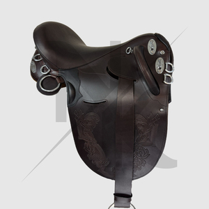อานม้าหนังแท้สำหรับขี่ม้าออสเตรเลียทนทานต่อการใช้งาน - Product Image 2
