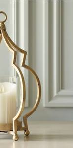 Candelabro de Metal Dorado Moderno Estilo Marroquí, Portavelas de Cristal, Centro de Mesa de Lujo para Bodas y Fiestas, Adorno para el Hogar - Product Image 2